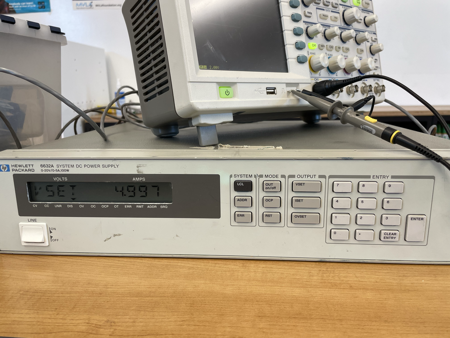 Custom buck-boost power supply providing stable 5V to the controller board, with protection against voltage fluctuations.