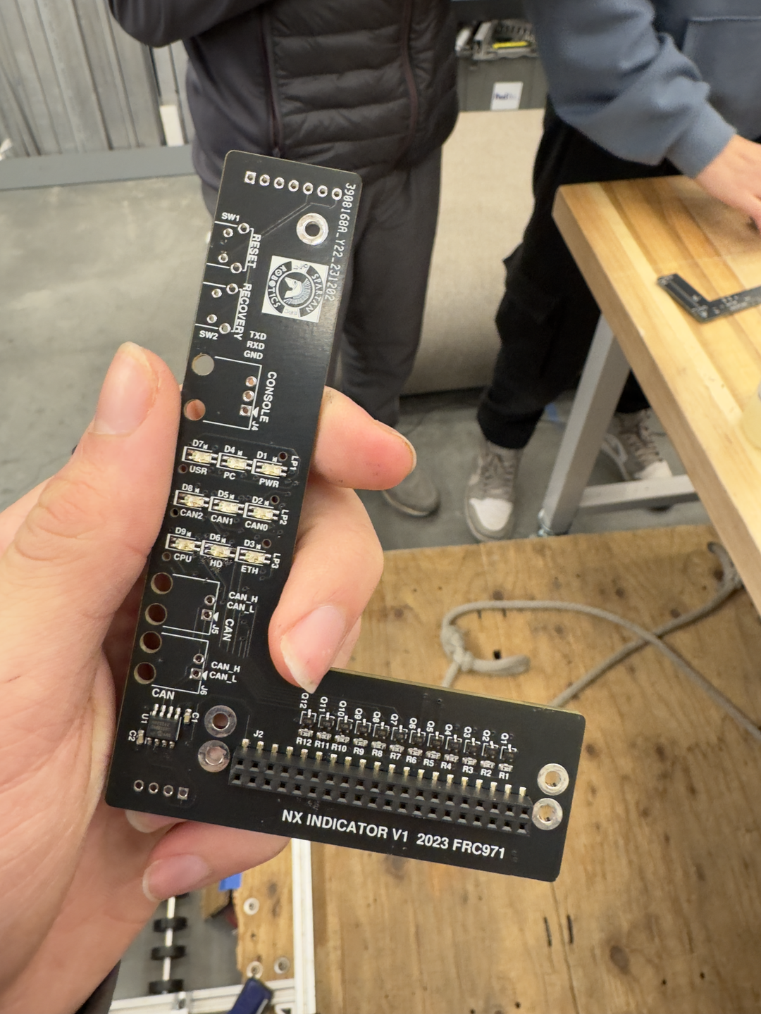 Adapter board for integrating the Jetson Orin NX with robot systems.