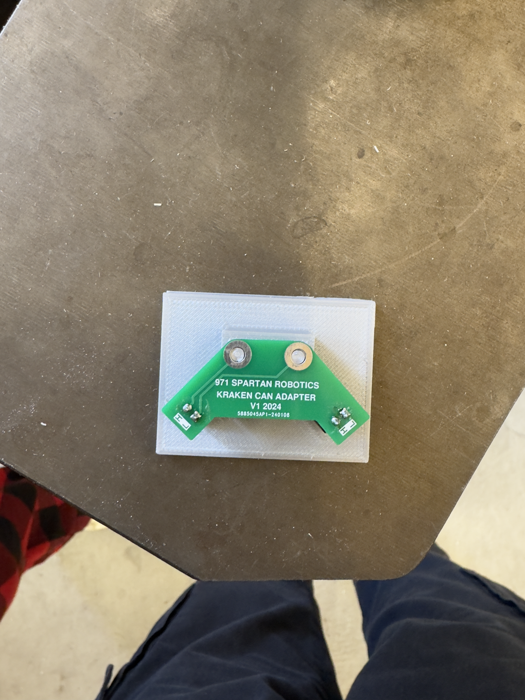 CAN motor controller adapter for improved signal integrity.