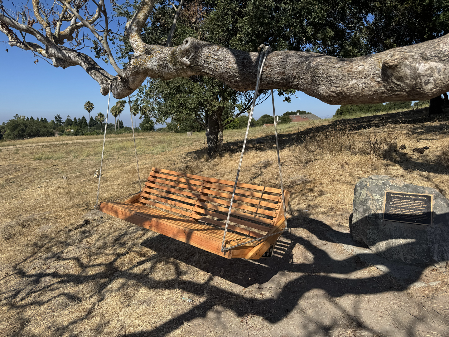 Handcrafted Outdoor Wooden Bench